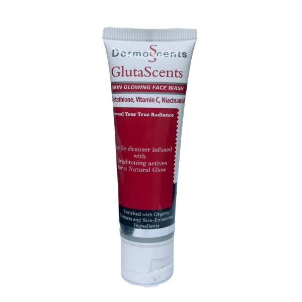 GlutaScents Skin Glowing Face Wash 75ml with Glutathione, Vitamin C & Niacinamide
