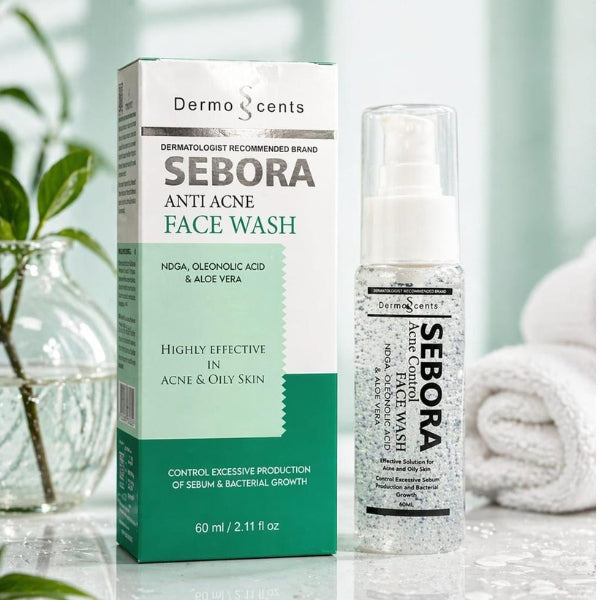 Sebora Anti Acne Facewash 60ml – Deep Cleansing & Oil Control